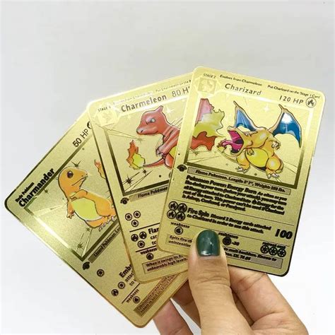 pokemon metal boxes|metal plated pokemon cards.